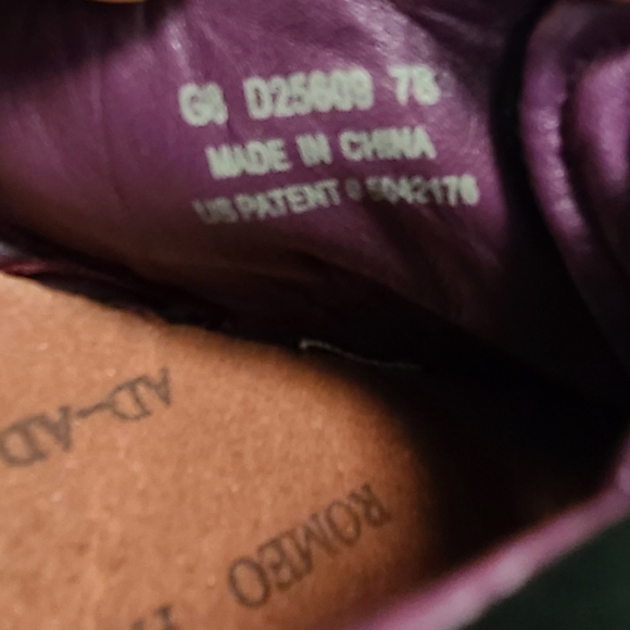 Cole Haan Size 7B Women's Air Astra Lace-Up Purple Black Suede Fashion Sneakers - Picture 9 of 9